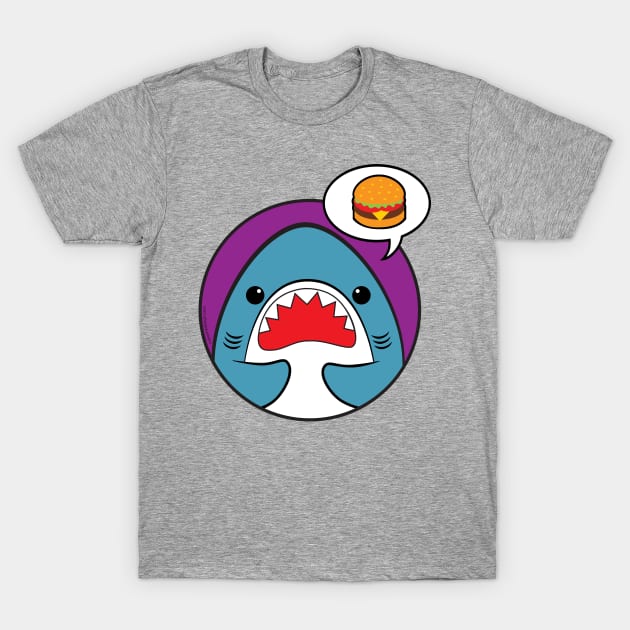 Hank the Hangry Shark T-Shirt by sherritdesign